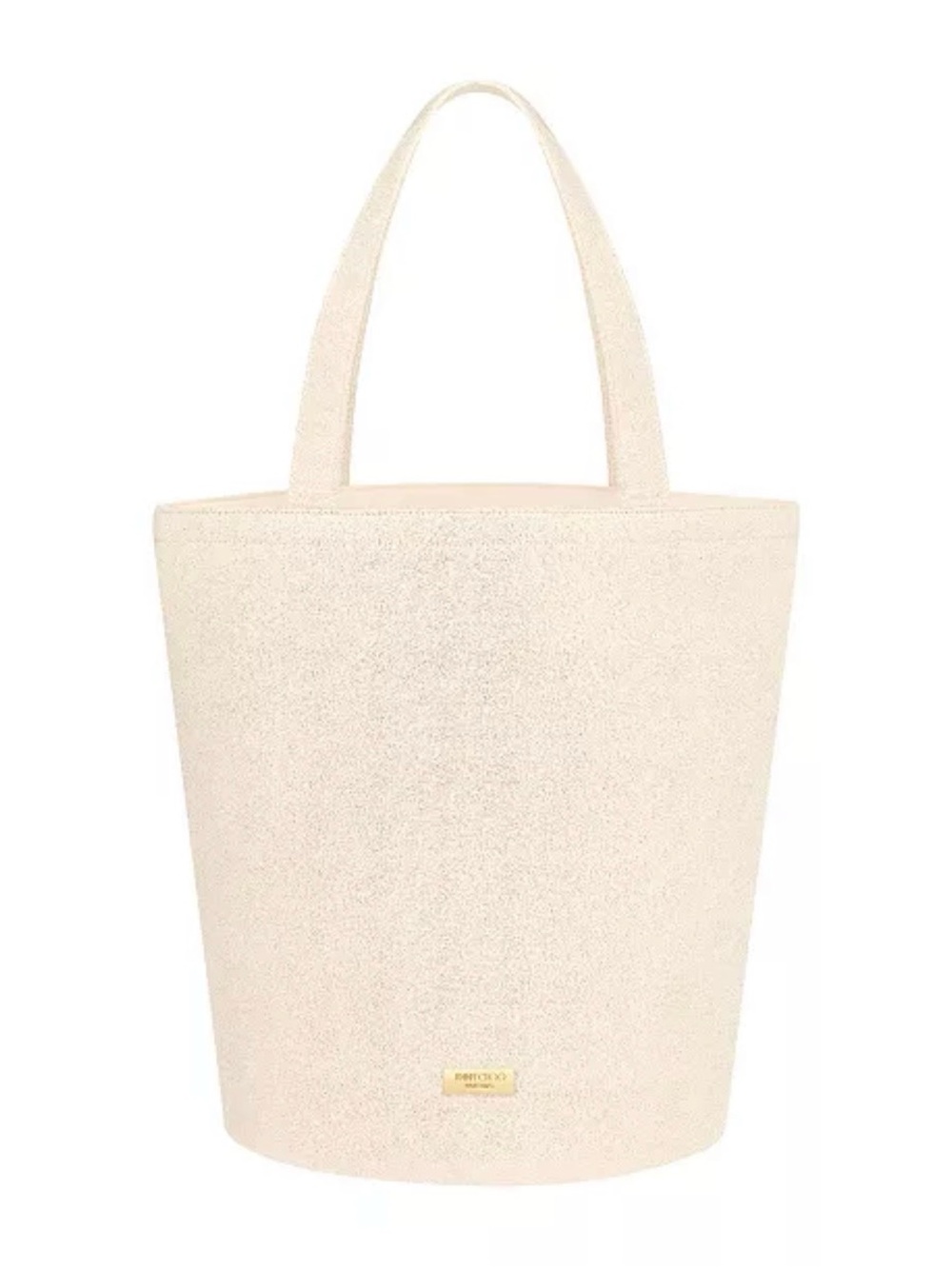 NWT Jimmy Choo Parfum Cream Sparkle Tote Bag - Elegant Everyday Carry